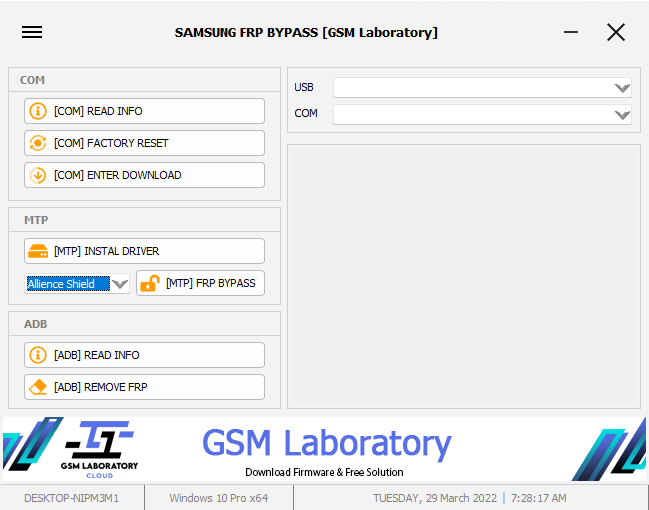 Samsung frp bypass by gsm laboratory free download