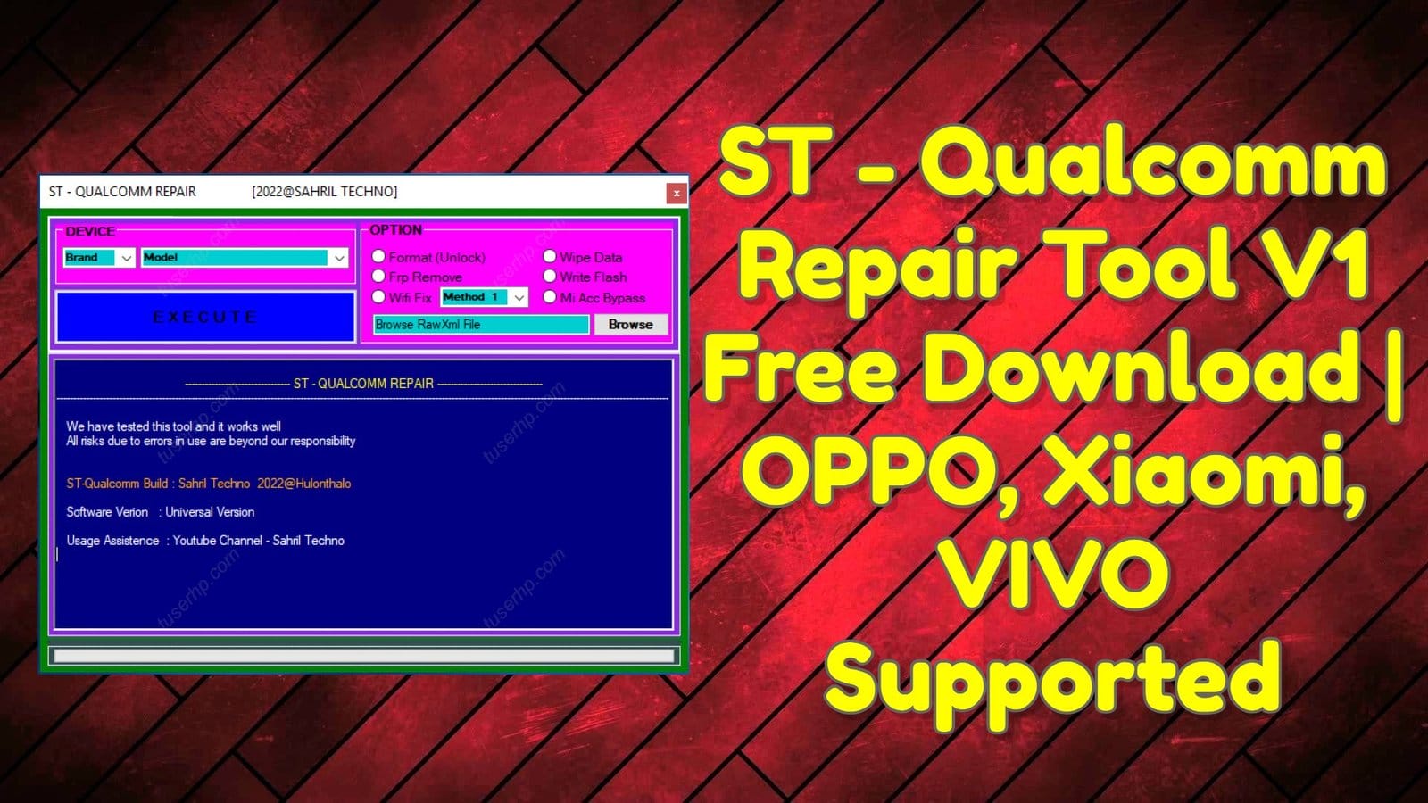 St - qualcomm repair oppo xiaomi vivo tool v1 free download 1 St - qualcomm repair oppo xiaomi vivo tool v1 free download