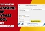 Samsung frp bypass tool interface for removing google account lock from samsung devices
