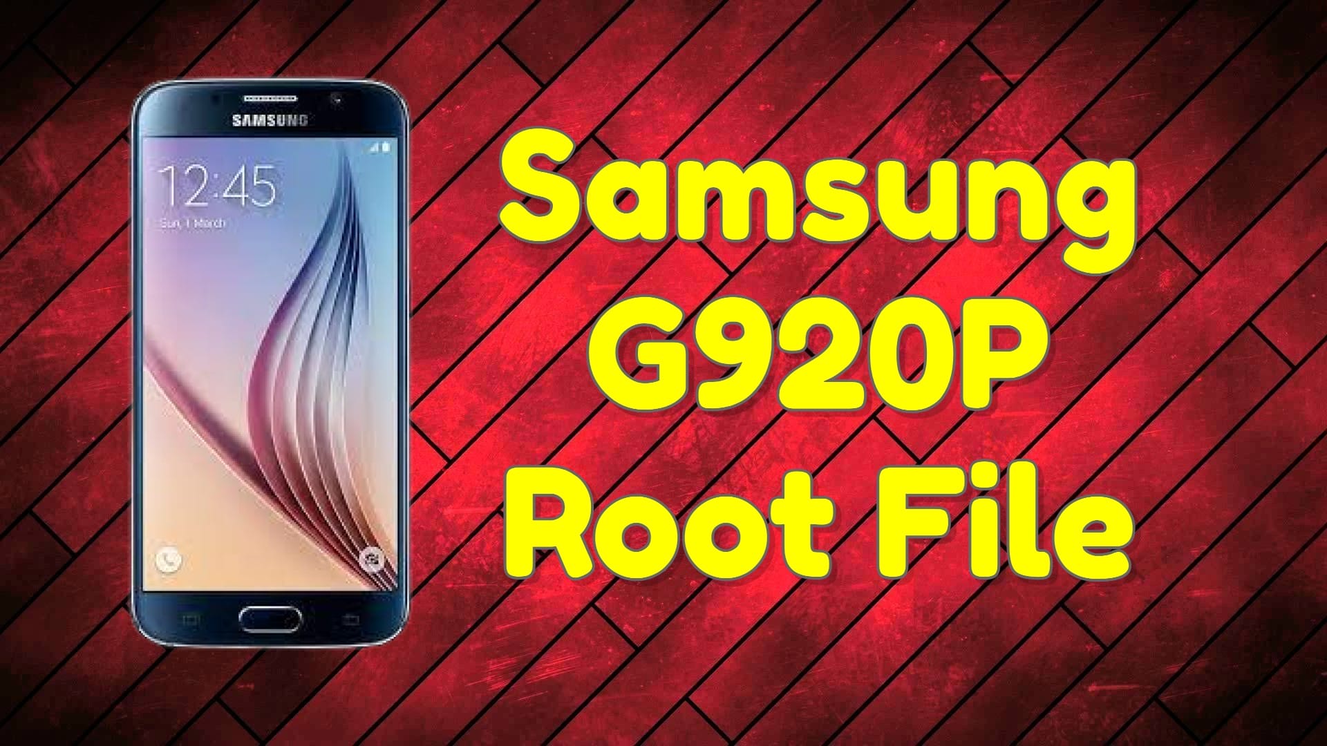 Samsung g920p root file