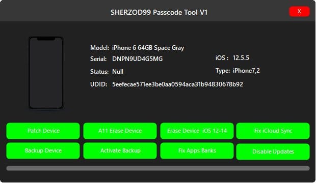 Sherzod99 passcode tool v1. 0 free tool