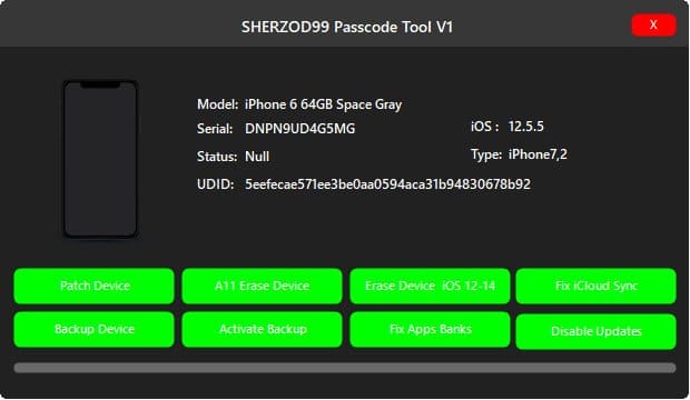 Sherzod99 Passcode Tool V1.0 FREE Tool