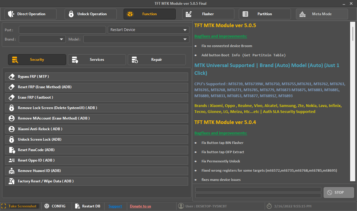 Tft mtk module v5. 0. 5 final stable version free download