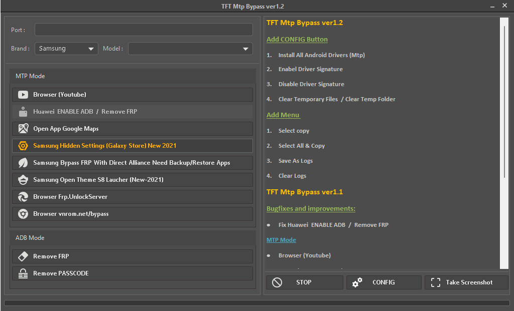Tft mtp bypass tool v1. 2 latest download 2 Tft mtp bypass tool v1. 2 added config button