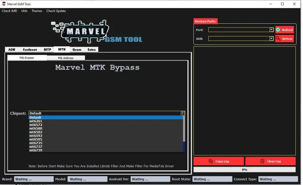 Marvel gsm unlocking tool frp removal huawei/ vivo and moto tool