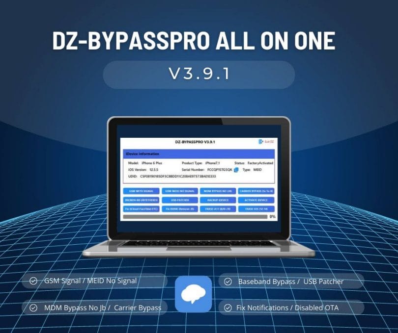 DZ-BYPASS PRO Latest V3.9.1 ALL IN ONE FREE DOWNLOAD