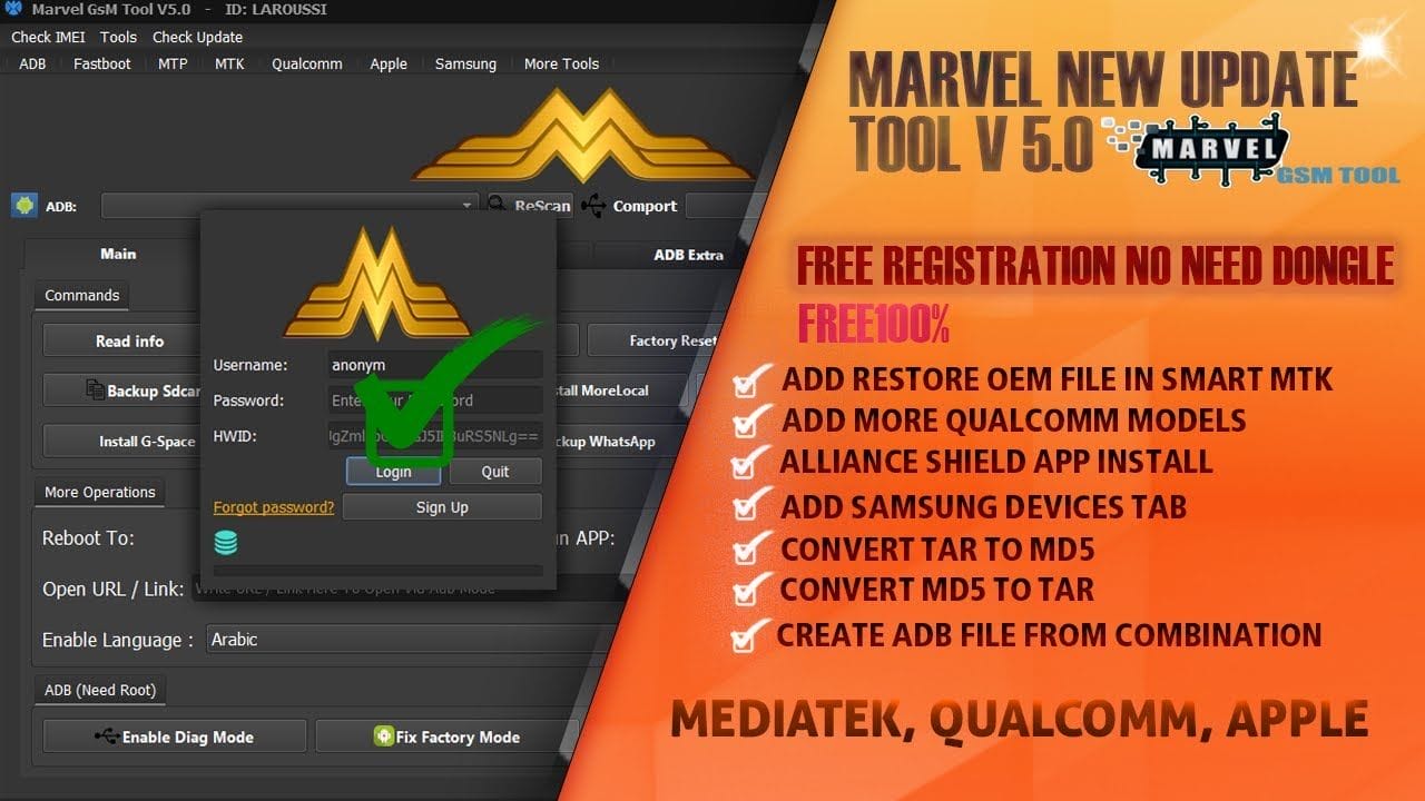 Marvel gsm unlocking tool frp removal huawei/ vivo and moto tool 1 Marvel gsm unlocking tool frp removal huawei/ vivo and moto tool