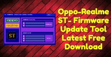 Oppo-realme st- firmware update tool latest free download