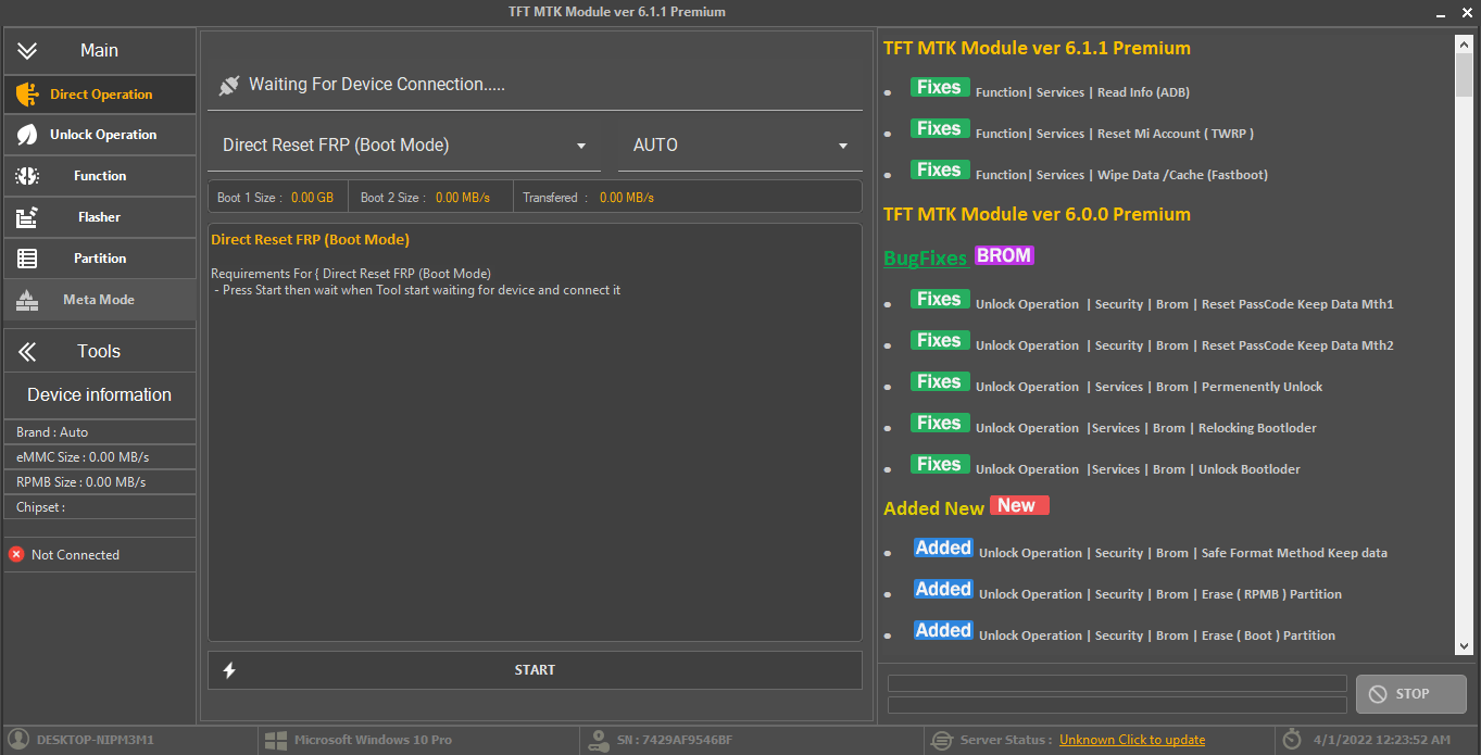 Tft mtk module 6. 1. 1 premium tool latest version download 1 Tft mtk module 6. 1. 1 premium tool latest version download