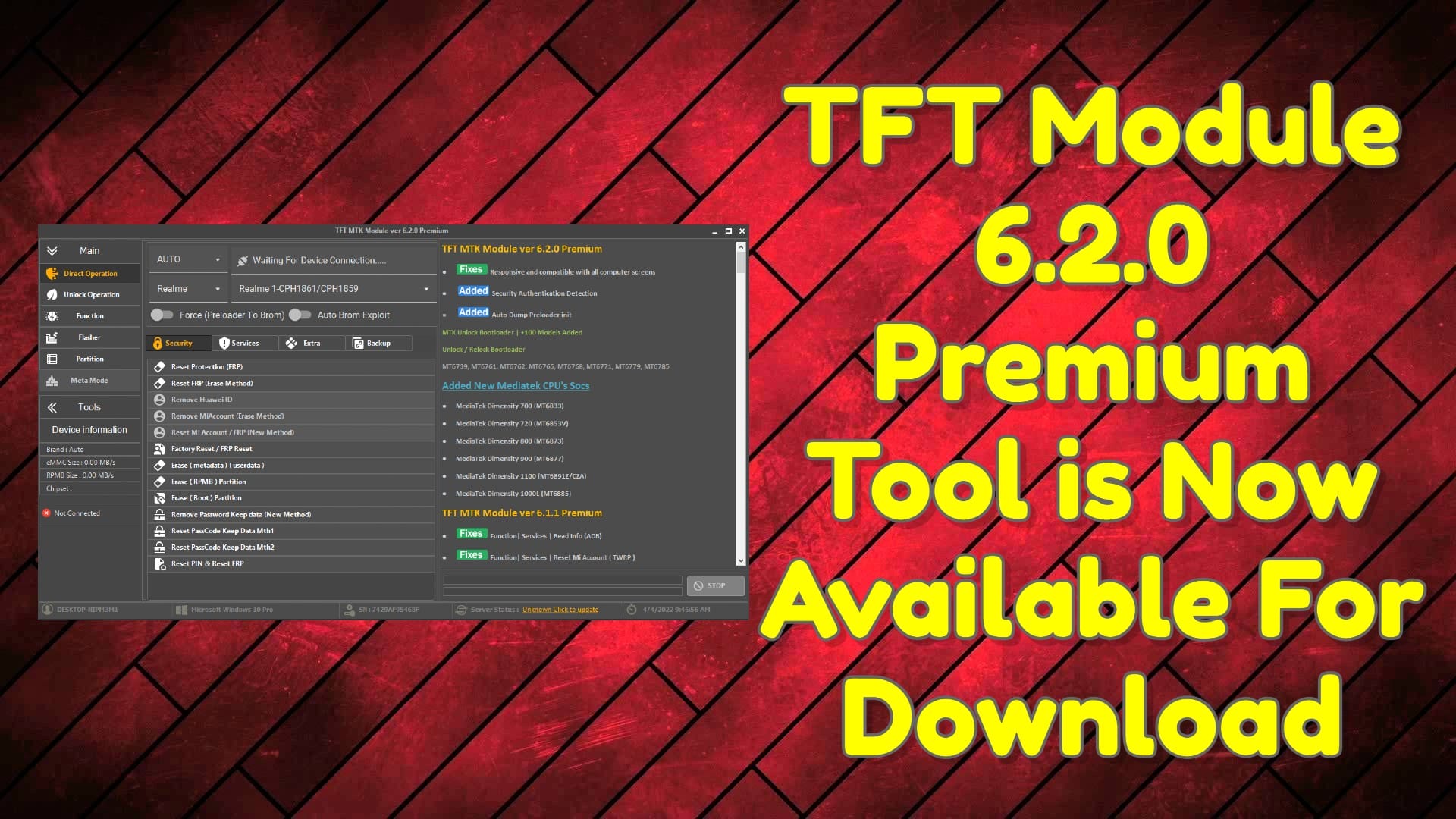 Tft module 6. 2. 0 premium tool is now available for download