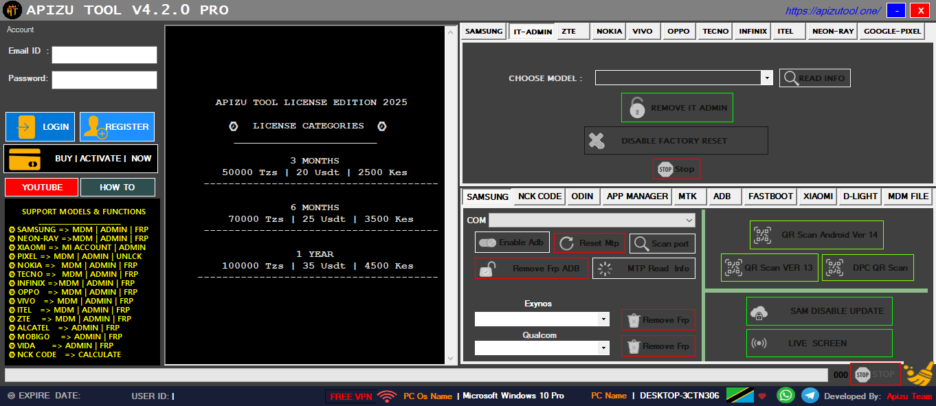Apizu-tool-registration Apizu-tool-registration