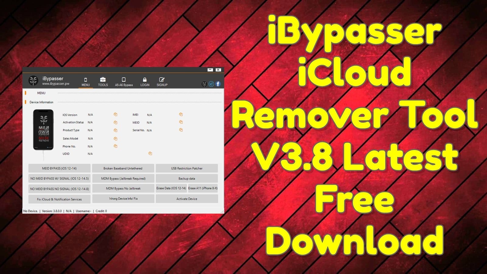 Ibypasser icloud remover tool v3. 8 latest free download 1 Ibypasser icloud remover tool v3. 8 latest free download