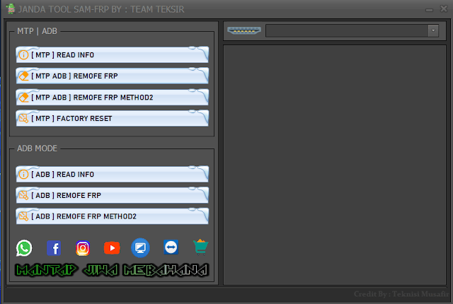 Janda tool sam frp tool Janda tool sam frp tool