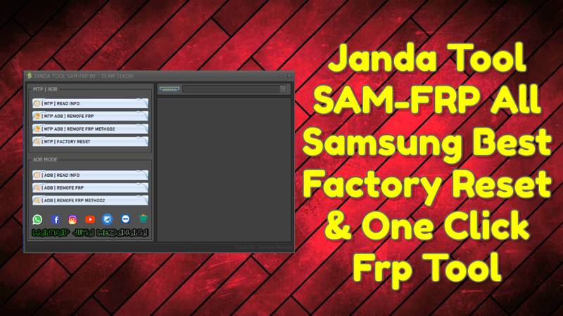 Janda tool sam-frp all samsung best factory reset & one click frp tool Janda tool sam-frp all samsung best factory reset & one click frp tool