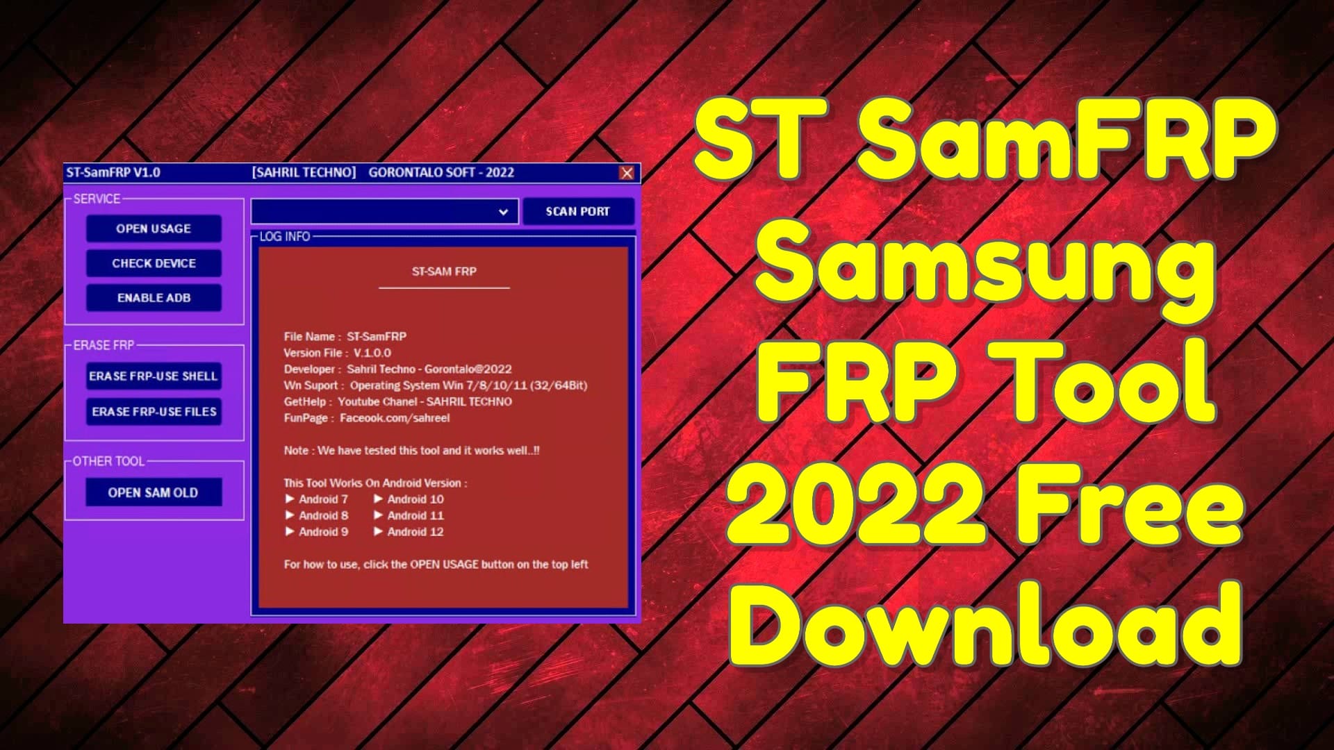 St samfrp samsung frp tool 2022 free download