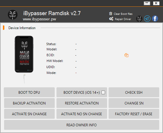 Download ibypasser ramdisk v2. 7