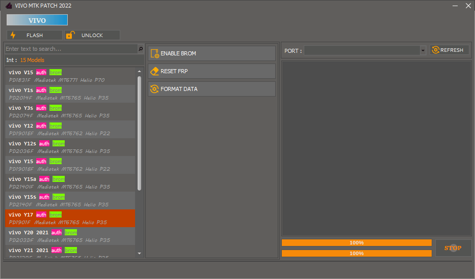 Vivo mtk patch 2022 tool format & frp reset for vivo mtk phones free download