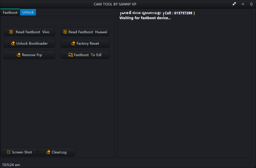 Cam tool by sanny kp fastboot & qualcomm supported tool Cam tool by sanny kp fastboot & qualcomm supported tool