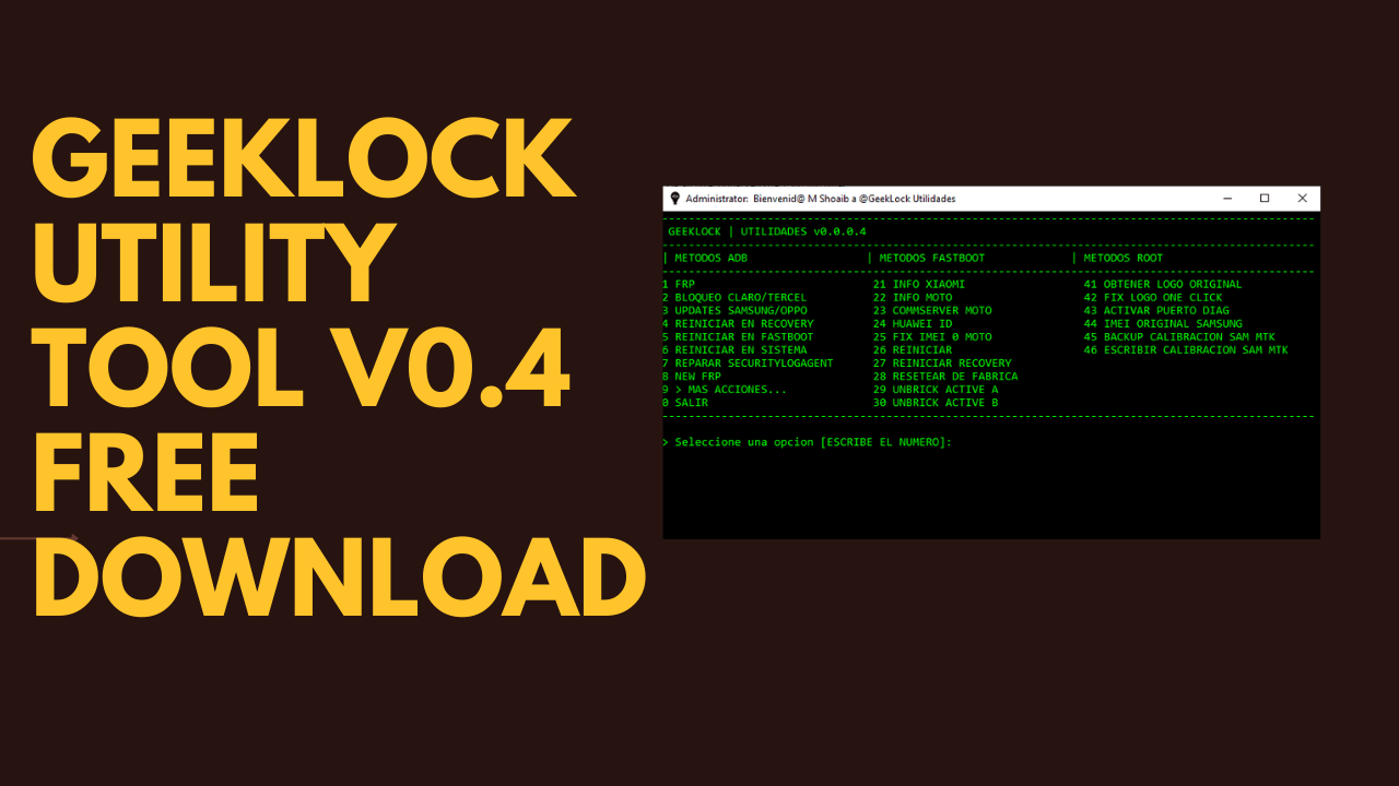 Geeklock utility tool v0. 4 free download