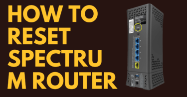 How to reset spectrum router