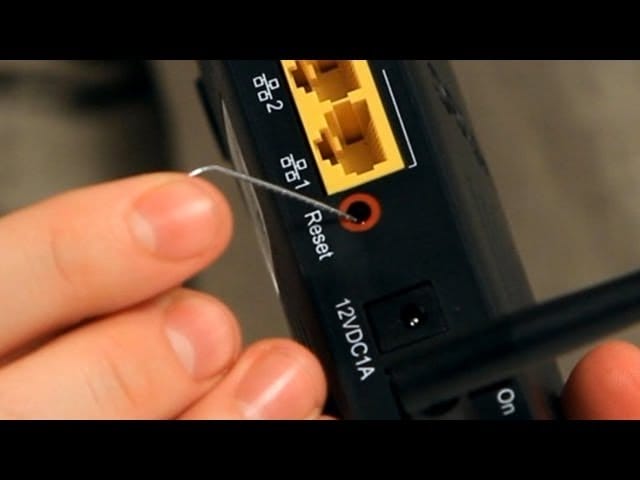 How to reset spectrum router