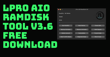 LPRO AIO Ramdisk Tool V3.6 Free Download