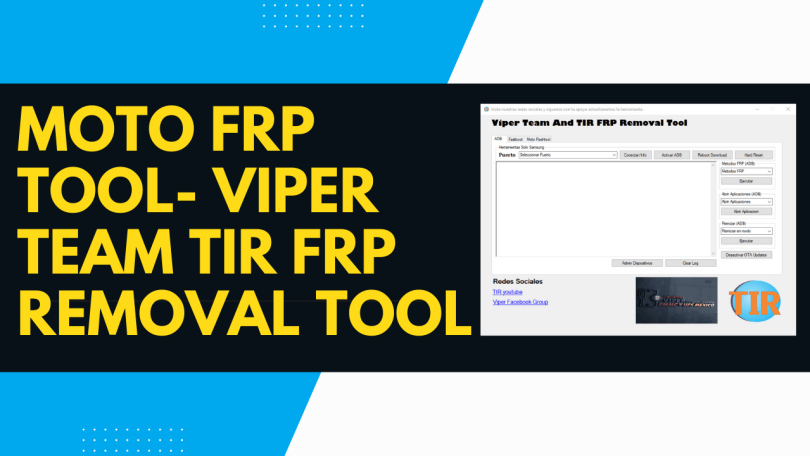 MOTO FRP Tool- Viper Team TIR FRP Removal Tool