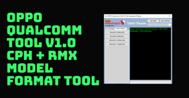 Oppo qualcomm tool v1. 0 cph + rmx model format tool
