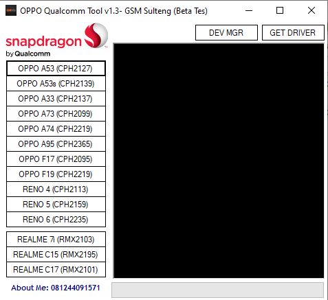 Oppo qualcomm tool v1. 3 latest factory format free tool