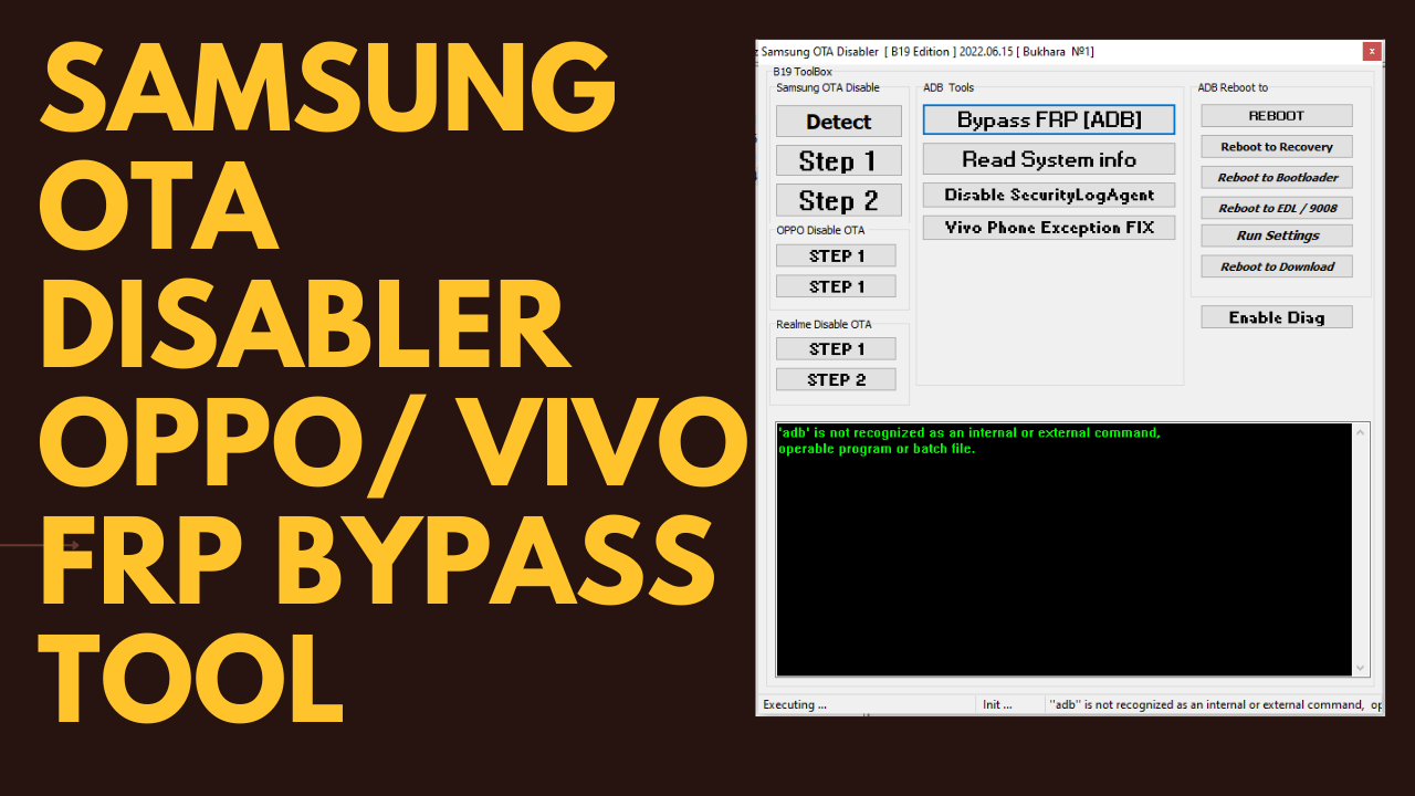 Samsung ota disabler oppo vivo frp bypass tool Samsung ota disabler oppo vivo frp bypass tool