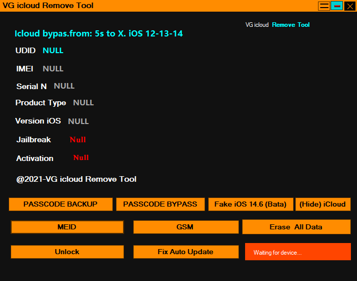 Vg icloud remover tool Vg icloud remover tool -iphone 5s to x free download