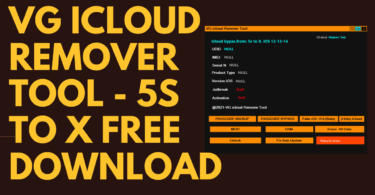 Vg icloud remover tool - 5s to x free download