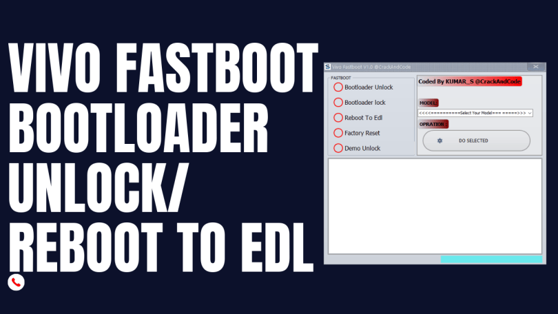 VIVO Fastboot Bootloader Unlock/ Reboot FB to Edl