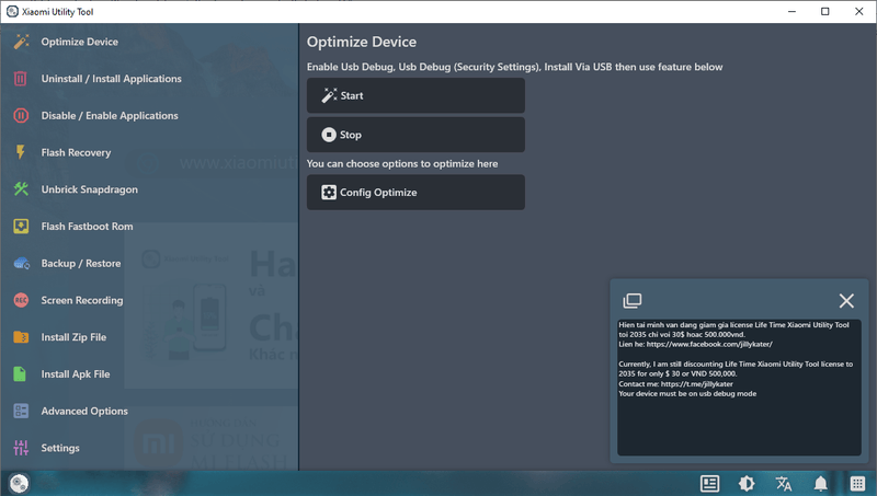 Xiaomi utility tool Xiaomi utility tool