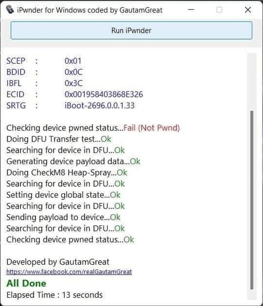Ipwnder for windows coded by gautam great free tool 2 Ipwnder for windows coded by gautam great free tool