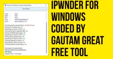 Ipwnder for windows coded by gautam great free tool