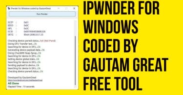 iPwnder For Windows Coded By Gautam Great Free Tool