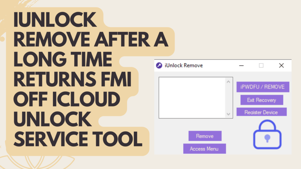 Iunlock remove after a long time returns fmi off icloud unlock service tool Iunlock remove after a long time returns fmi off icloud unlock service tool