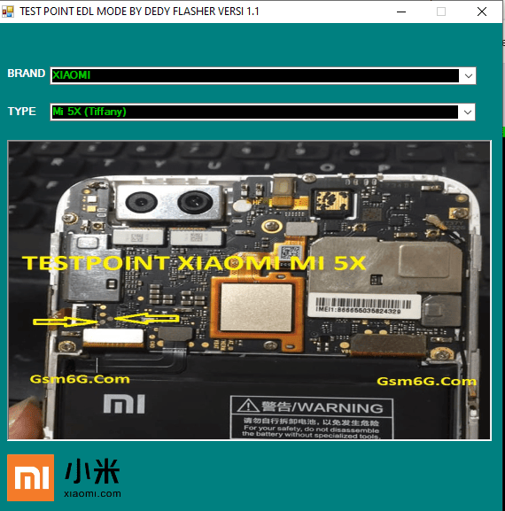 Edl boot test point xiaomi and vivo phones tool free download