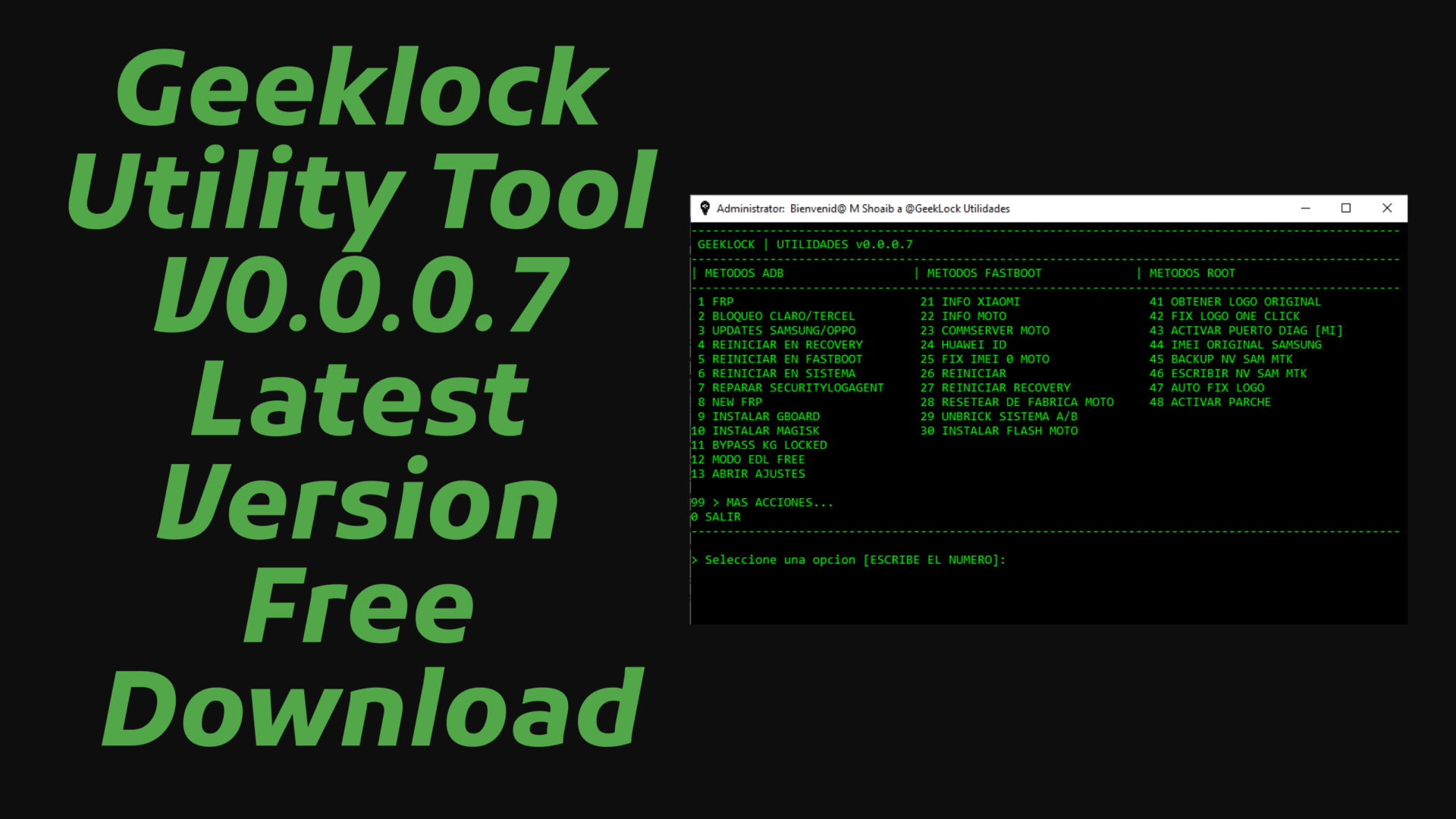 Geeklock utility tool v0. 0. 0. 7 latest version free download