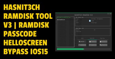 HASNIT3CH RAMDISK Tool V3 Ramdisk Passcode & HelloScreen Bypass iOS15.