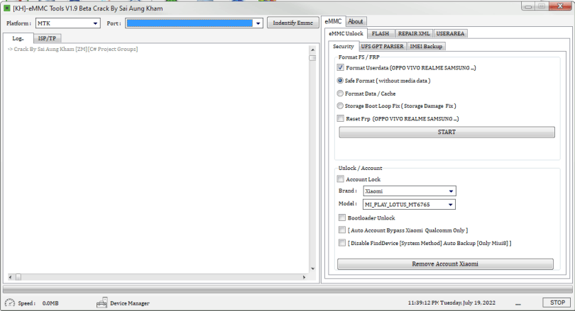 KH Emmc Tool V1.9 Beta Crack Free Download