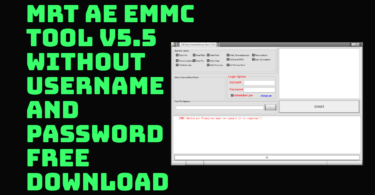 Mrt ae emmc tool v5. 5 without username and password free download