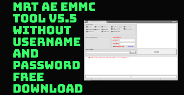 MRT AE EMMC Tool v5.5 Without Username And Password Free Download