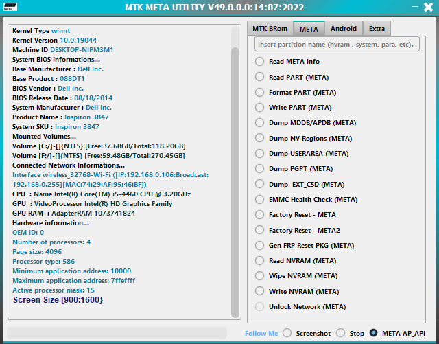 Mtk auth bypass tool v49 (mtk meta mode utility) latest version free download