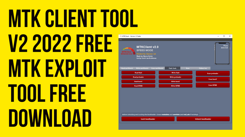 Mtk client tool v2 2022 Mtk client tool v2 2022 free mtk exploit tool free download
