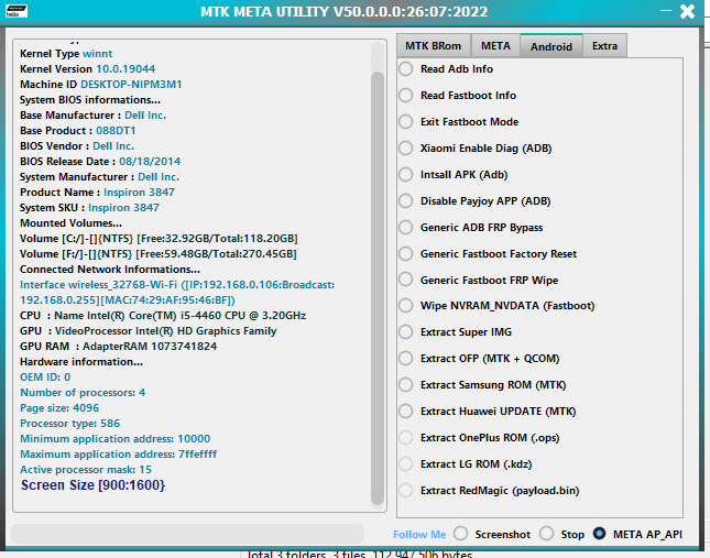 Mtk meta utility v50 mtk auth bypass tool free download