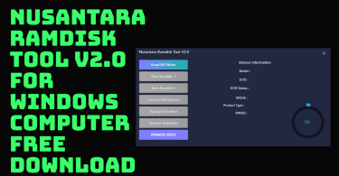 Nusantara Ramdisk Tool V2.0 For Windows Computer Free Download
