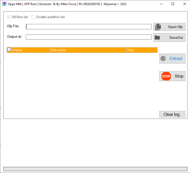 Oppo mtk ofp extractor tool by miko force free download