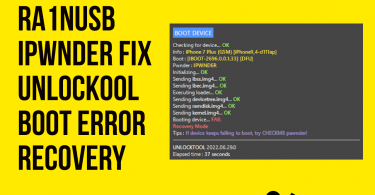 Ra1nusb ipwnder fix unlock tool boot error recovery